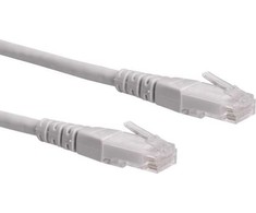 Roline PatchCord, Cat6, UTP, 10 m, pilka (21.15.0940)