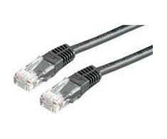 Roline PatchCord, UTP, Kat. 5e, 2m, juoda (21.15.0545)