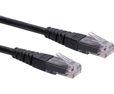 Roline PatchCord, UTP, Kat.6, 2m, juoda (21.15.1545)