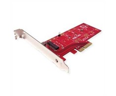 ROLINE PCIe 4.0 x4 3.3V5A pagrindinio kompiuterio adapteris, skirtas PCIe-NVMe M.2 110 mm SSD diskams