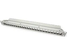 Roline ROLINE 19Zoll Keystone Patchpanel 24Port Cat6 ekranuotas šviesiai pilkas be modulio - 26/11/0359