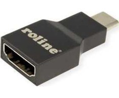 Roline ROLINE USB Type C – HDMI adapteris, vyriškas/moteriškas, pilkas