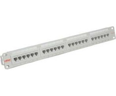 Roline Cat.5e (Class D) patchpanel 19 24 porty UTP pilka