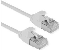 Roline ROLINE F/UTP DataCenter Patch Cord Cat.6A (EA klasė), LSOH, labai plonas, pilkas, 5 m