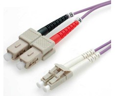 Roline LWL- Cable 50/125µm OM4, LC/SC, violet 0,5m (21.15.8760)