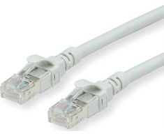 Roline ROLINE – Patch – Kabelis – RJ- 45 (M) iki RJ- 45 (M) – 5 m – UTP – CAT 6 – be halogenų, formos, suvytas – pilkas (21.15.2505)