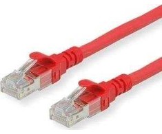 Roline ROLINE – Patch – Kabelis – RJ- 45 (M) iki RJ- 45 (M) – 1 m – UTP – CAT 6a – be halogenų, formos, suvytas – raudonas (21.15.2711)