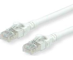 Roline ROLINE – Patch – Kabelis – RJ- 45 (M) iki RJ- 45 (M) – 3 m – UTP – CAT 6a – be halogenų, formos, suvytas – baltas (21.15.2763)