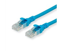 Roline ROLINE – Patch – Kabelis – RJ- 45 (M) iki RJ- 45 (M) – 15 m – UTP – CAT 6a – Be halogenų, formos, suvytas – mėlynas (21.15.2748)