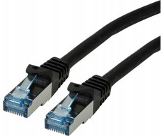 Roline ROLINE – Patch – Kabelis – RJ- 45 (M) iki RJ- 45 (M) – 15 m – SFTP, PiMF – CAT 6a – juodas (21.15.2858)