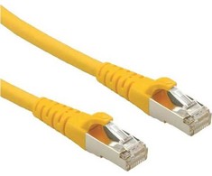 Roline ROLINE – Patch – Kabelis – RJ- 45 (M) iki RJ- 45 (M) – 15 m – SFTP, PiMF – CAT 6a – geltonas (21.15.2828)