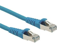 Roline ROLINE – Patch – Kabelis – RJ-45 (M) iki RJ-45 (M) – 15 m – SFTP – CAT 6a – mėlynas (21.15.2848)