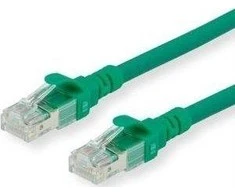 Roline ROLINE - Patch- Kabelis - RJ- 45 (M) iki RJ- 45 (M) - 2 m - UTP - CAT 6 - be halogenų, formos, suvytas - žalias (21.15.2532)