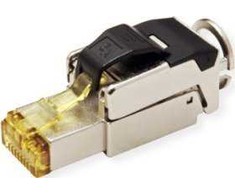 Roline ROLINE RJ45 lauko montuojama jungtis, kat. 6A (EA klasė), STP, sidabrinė