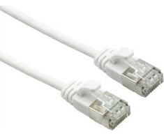 Roline ROLINE U/FTP duomenų centro kabelis Cat.7, LSOH, su RJ45 jungtimis (500 MHz / EA klasė), papildomas dulkinimas, baltas, 3 m