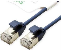Roline ROLINE Žalias F/UTP DataCenter Patch Cord Cat.6A (EA klasė), LSOH, labai plonas, mėlynas, 3 m