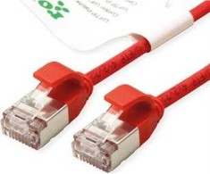 Roline ROLINE Žalias F/UTP DataCenter Patchkabel Cat.6A (EA klasė), LSOH, extra dun, rood, 3 m