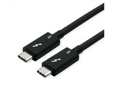 USB kabelis Roline USB-C - USB-C 0,5 m juodas (11.02.9110)