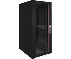 ROLINE tinklo spintelė Basic 48,26 cm 19 colių 26U 600x800 WxD stiklinės durys juodos
