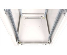 ROLINE tinklo spintelė, bazinė, 48,26 cm, 19 colių, 32U, 600 x 800 pločio x gylio, stiklinės durys, pilka