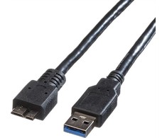 Roline USB-A USB laidas – 3 m juodas (JAB-2198245)