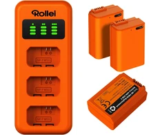 „Rollei“ fotoaparato įkroviklis, skaitmeninio fotoaparato baterija, USB, NP-FW50 (20088)
