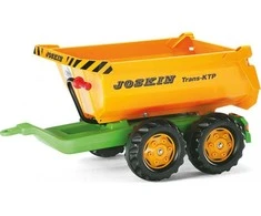 Rolly Toys Rolly žaislas „RollyTrailer“ traukinio trapperis pusiau vamzdis Joskinas