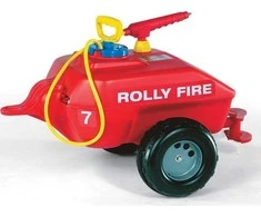 Rolly Toys „Roll Toys RollTrailer“ tanklaivio priekaba prie traktoriaus ugniagesių brigados 5L