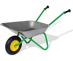 Vaikiškas metalinis sodo karutis Rolly Toys pilkas