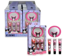 Cartoon Air-Val Kuromi Set Brillo Labial 3x7,5 e