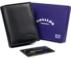 Vidutinio dydžio vyriška odinė piniginė Ronaldo