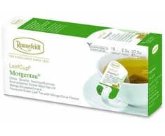 Ronnefeldt Žaliosios arbatos lapelių puodelis Morgentau 15 pakelių