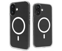 Telefono dėklas - Roobix Clarion MagSafe dėklas iPhone 17, TPU/PC, skaidrus