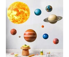 Room Decor SIPO lipdukas sienoms planetos 91x72cm WS63039
