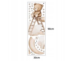 ROOM Decor SIPO-WS63047 NAKLEJKI NAŚCIANĘ MIŚ DARABINA