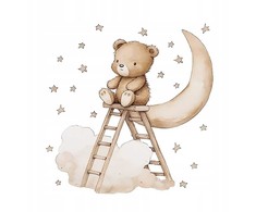 ROOM Decor SIPO-WS63047 NAKLEJKI NAŚCIANĘ MIŚ DARABINA