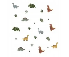 Room Decor KAMBARIO Dekoras SIPO-WS63051 MINI DINOZAURŲ SIENOS LIPDUKAI