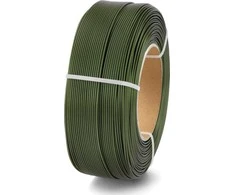 3D plastikas PET-G žalias (army žalias) 1.75mm 1kg refill pakuotė Rosa3D