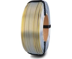3D plastikas PLA dvipusė auksinė/sidabrinė 1.75mm 1kg refill pakuotė Rosa3D
