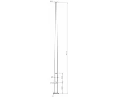 ROSA ROŽINIS SAL-4 INOX C45 STULPAS