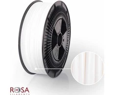 3D plastikas PLA baltas 1.75mm 3kg Rosa3D