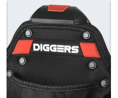 Rosfix „Diggers Quick Click“ juodas, raudonas, dailidės kišenė