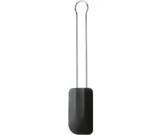 Rosle puodų laikiklis 32 cm silikonas / RVS juoda