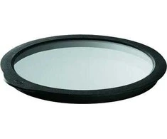 Rosle šviežio maisto produkto dangtis 12 cm stiklo / skaidraus / juodo silikono