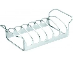 Rosle kepimo stovas 28 x 13 x 8 cm nerūdijančio plieno sidabro