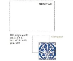 Rossi Dėžutė 100 Kartek 11,5x17cm 600SC WH