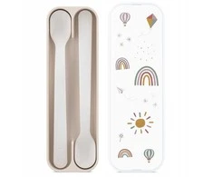 Rosti Mepal 2 Šaukšteliai maitinimui Mio Sunshine &amp; Rainbow 108032065245