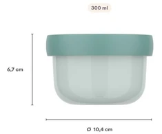Rosti Mepal „Curver Fruit Box Campus“ vaisių dėžutė, 300 ml, tropinio vandenyno vaisių dėžutė