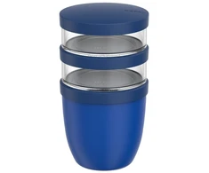 Rosti Mepal Mepal LUNCHPOT ELLIPSE 500+200+200 ML VIVID Mėlynas 107658010100 GRANULIUOTA