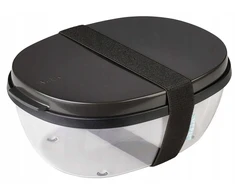 Rosti Mepal Mepal Saladbox Ellipse nordic juodas 107640541100